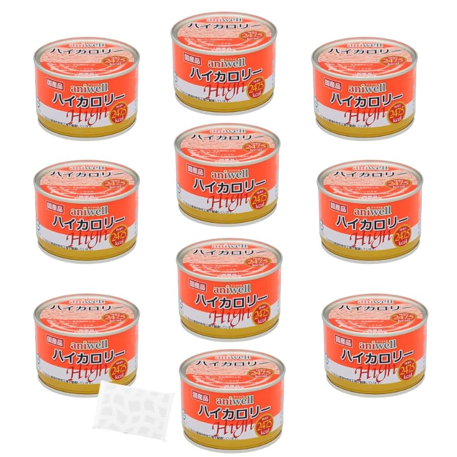 Amazon.co.jp: アニウェル ハイカロリー 150g缶 犬用 缶詰 10缶